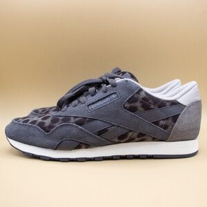 Reebok Classic Nylon Wild Leopard Shoes Women's Size 9